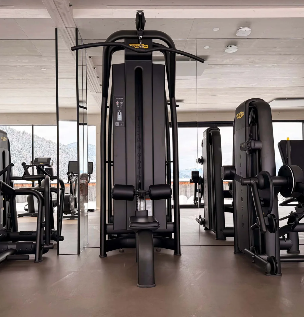 Sala fitness Technogym in Val Pusteria