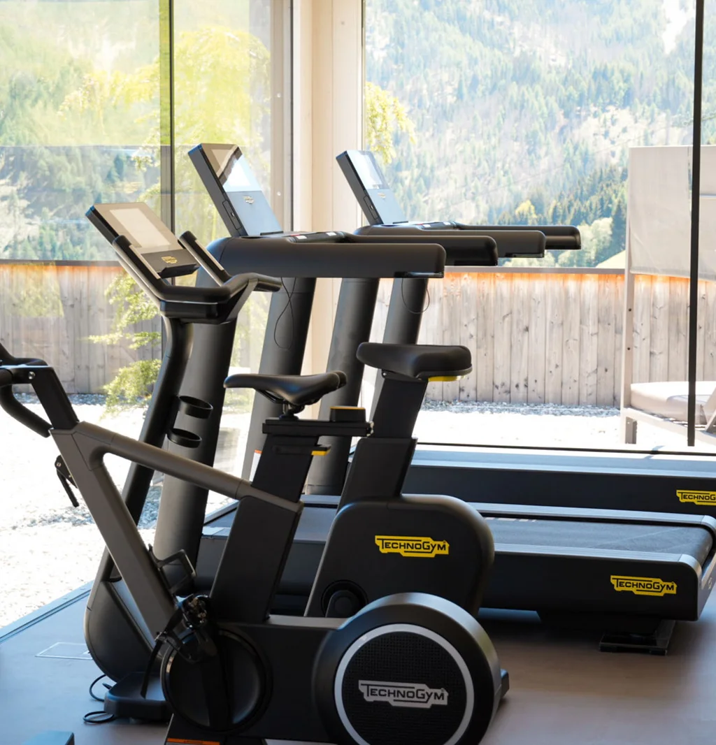 Technogym-Fitnessraum im Pustertal Technogym-Fitnessraum im Pustertal