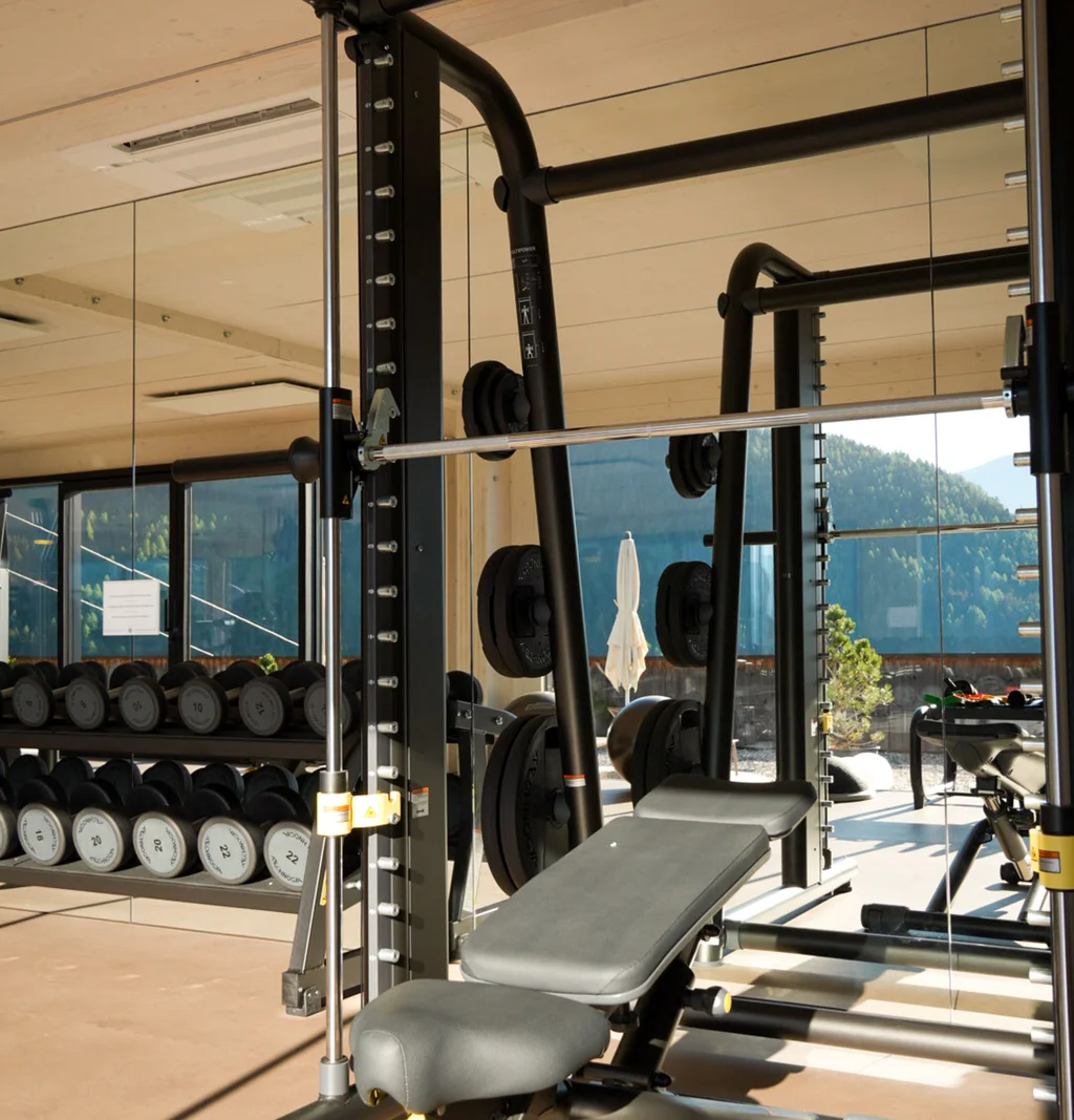 Technogym-Fitnessraum im Pustertal Technogym-Fitnessraum im Pustertal