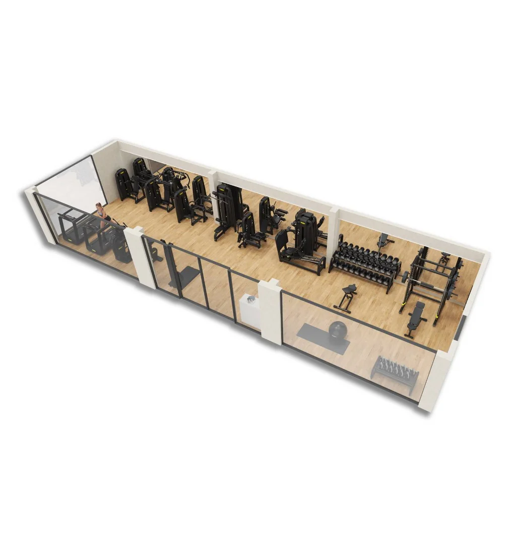 Sala fitness Technogym in Val Pusteria