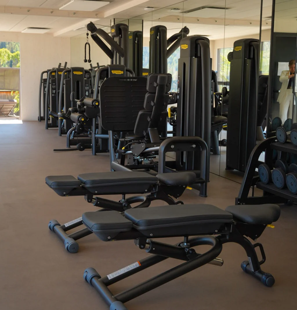 Technogym-Fitnessraum im Pustertal Technogym-Fitnessraum im Pustertal